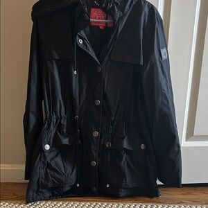 Coach Black Hooded Jacket